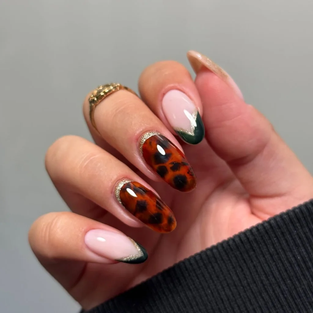 November Nail Aesthetic: 20+ Hot Designs For This Month 17 gold accent nail designs