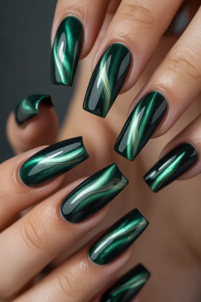 1. Lucky Green Cat Eye