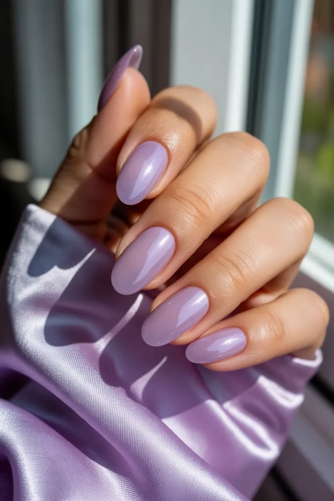 1. Sheer Lilac Jelly Nails — Lilac Nails Design