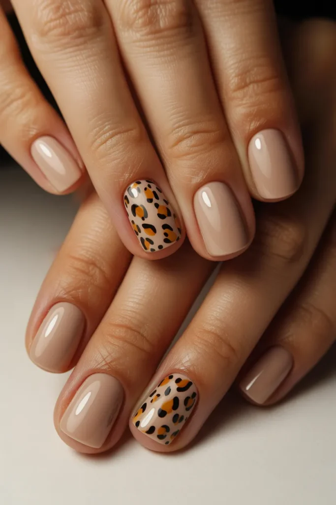 11. Animal Print Nails