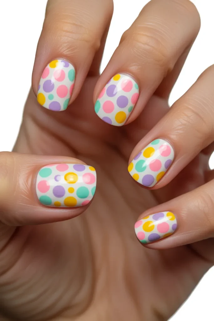 11. Polka Dot Easter