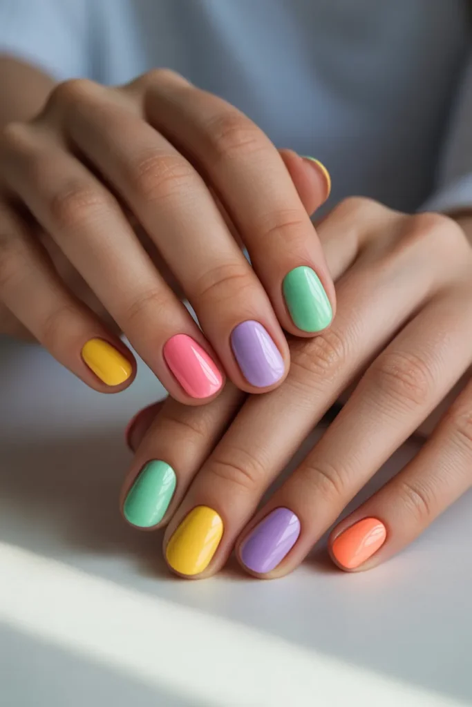 14. Jelly Bean Nails