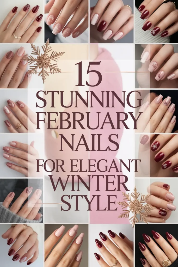 15 Stunning February Nails for Elegant Winter Style