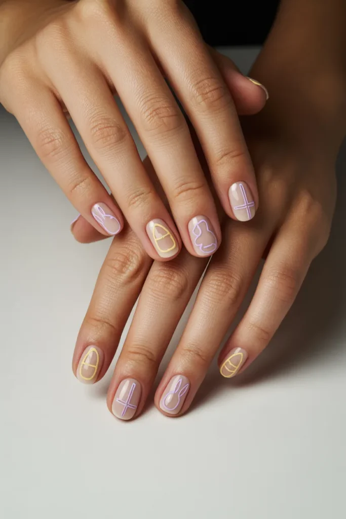 15. Minimalist Easter Icons