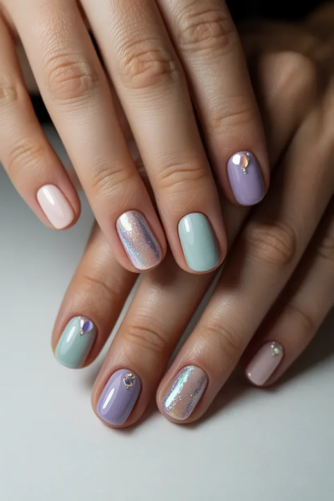 15. Textured Nails