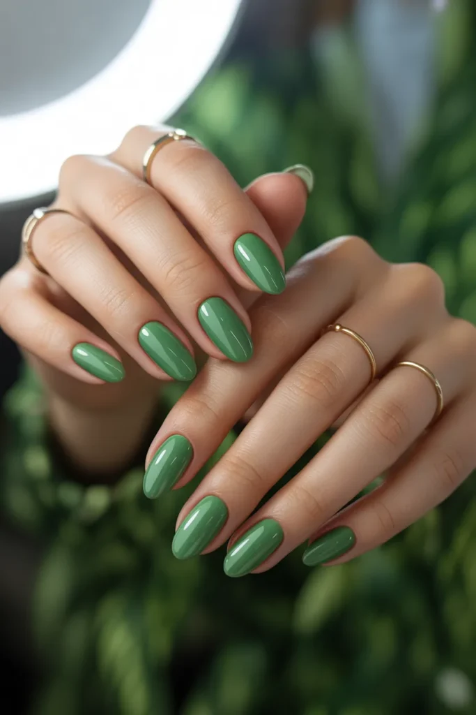 16.Jade Green Almond Glow