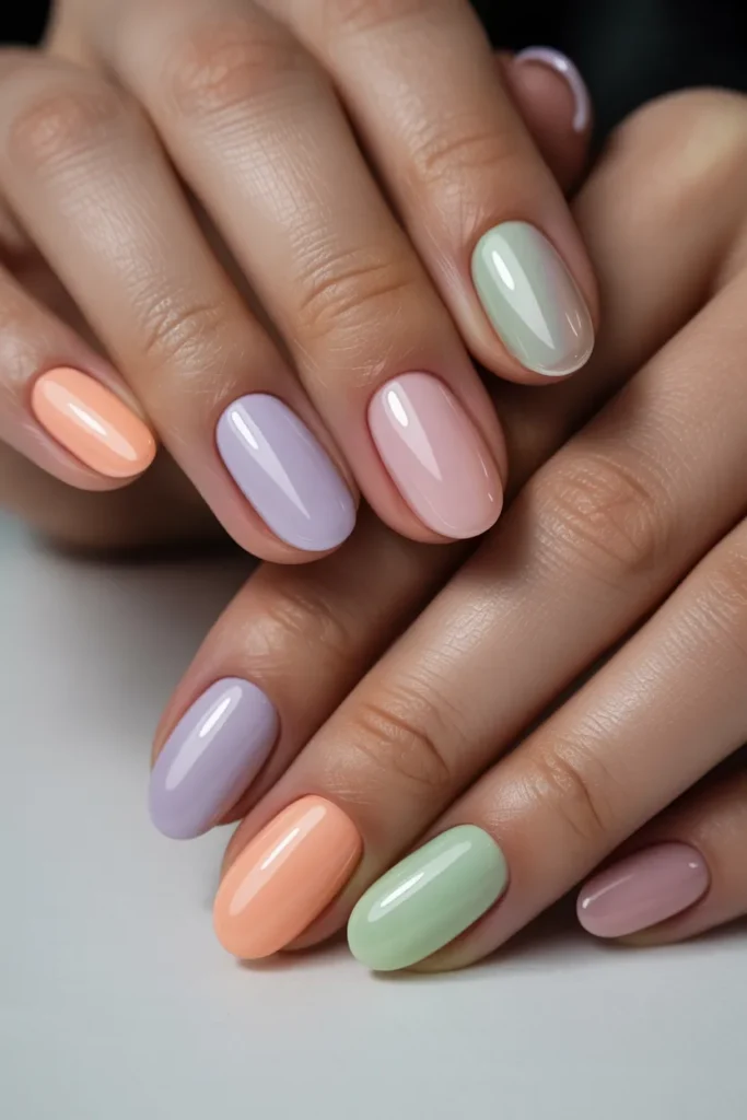 17. Translucent Jelly Nails