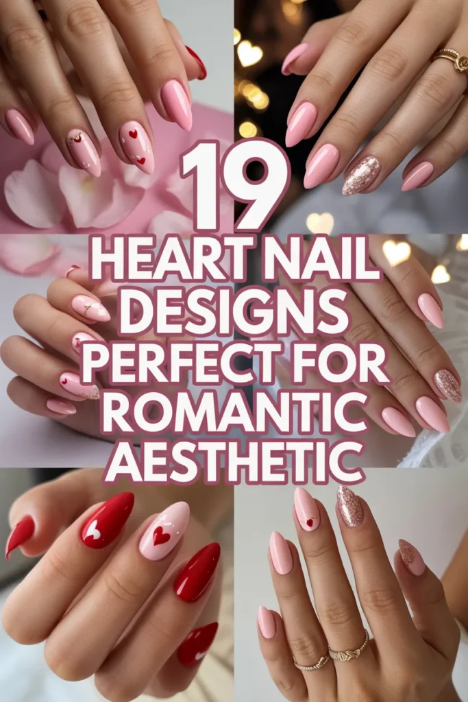 19 Heart Nail Designs Perfect For Romantic Aesthetic