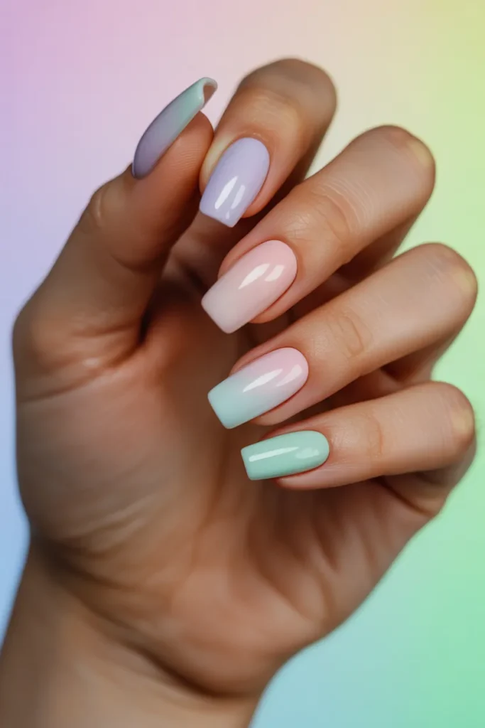 2. Pastel Shades Ombre