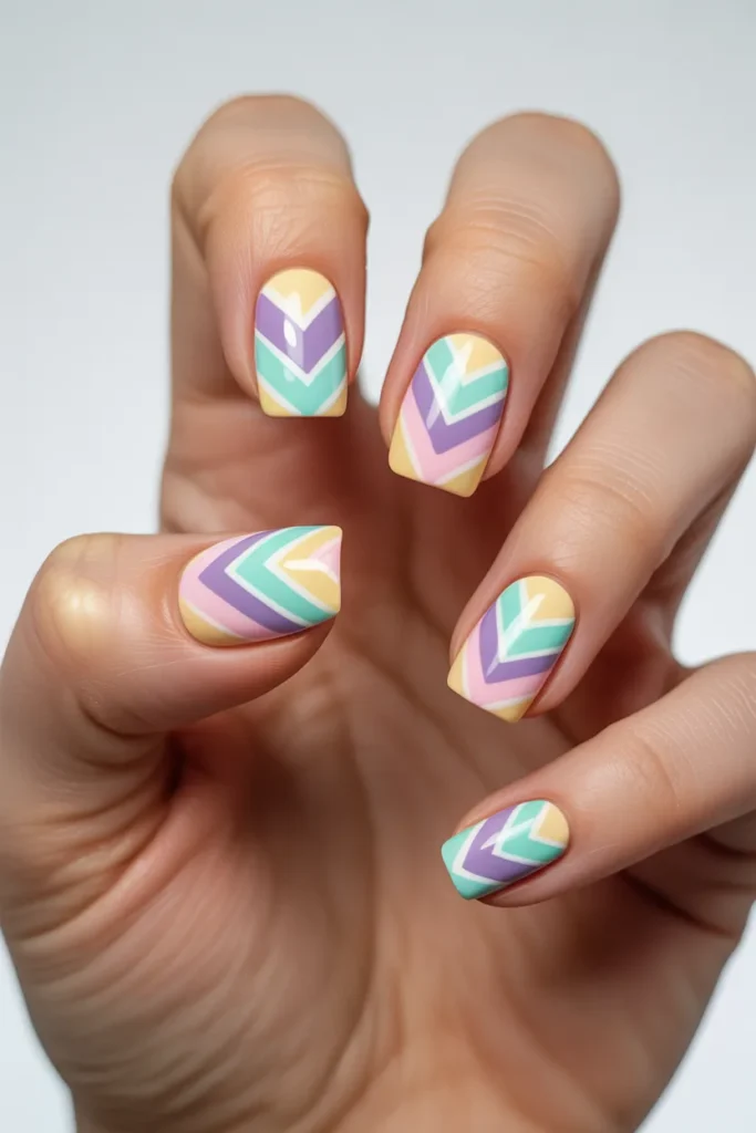 21. Chevron Easter Pattern