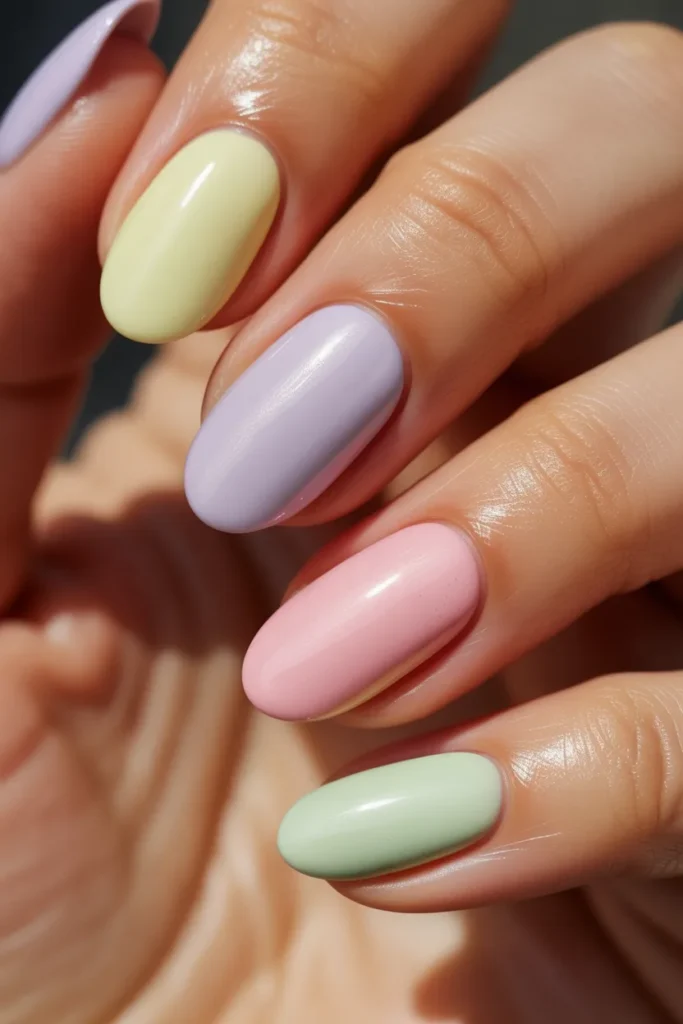 21. Glazed Doughnut Nails