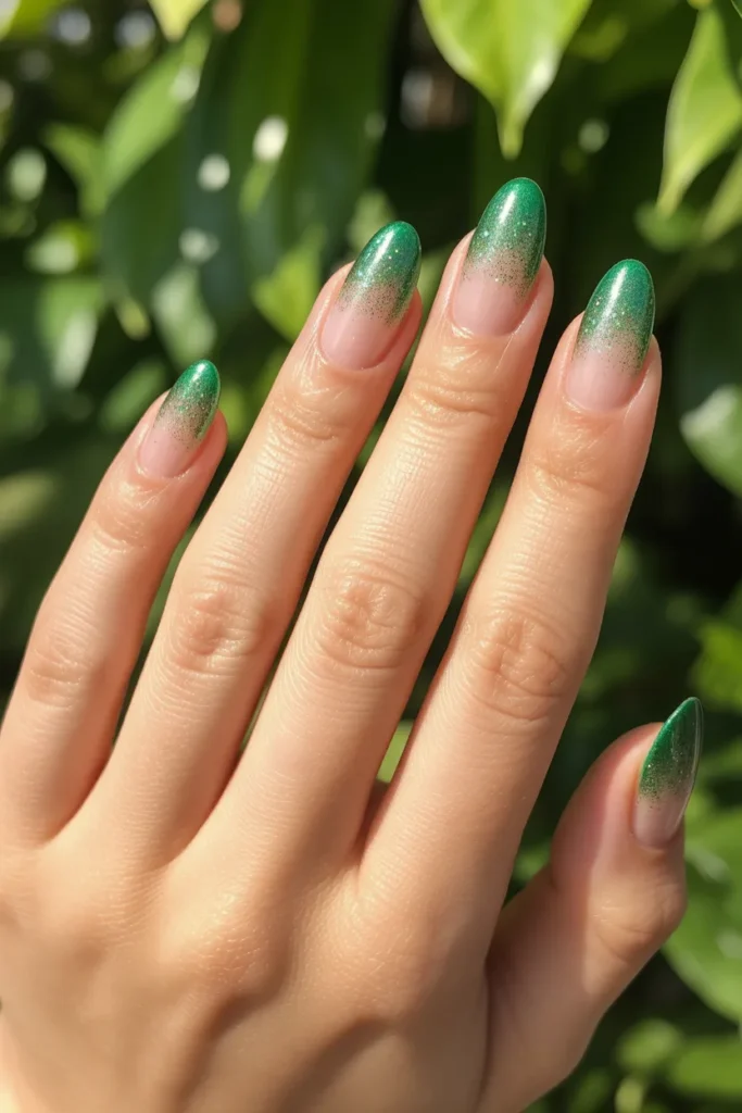 21.Subtle Glitter Gradient