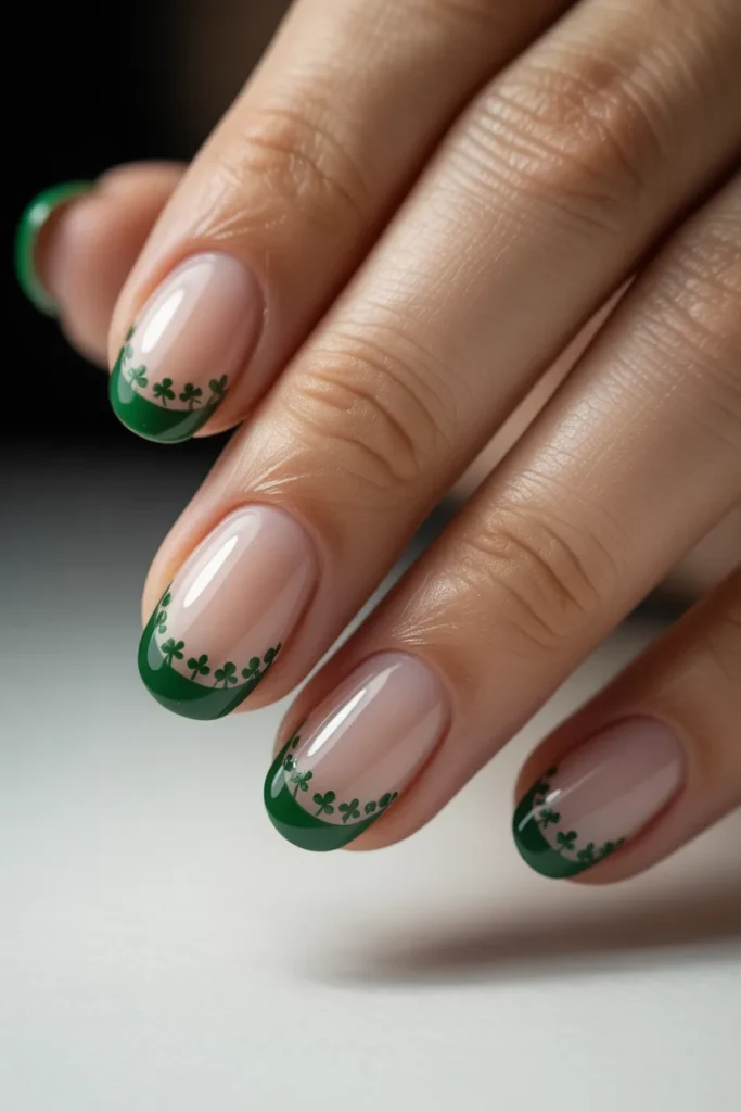 22 Micro Shamrock French Tips
