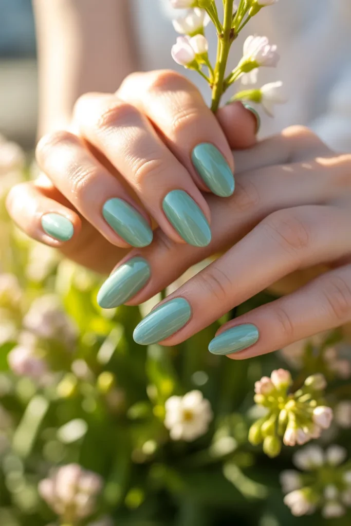 24. Light Green Spring Almond