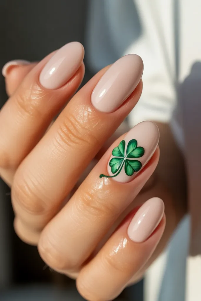5. Four Leaf Clover on Nude Base