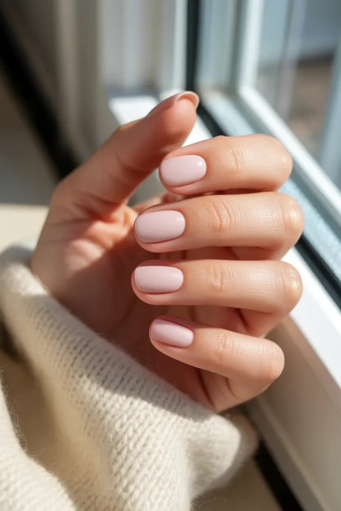 6. Soft Pink for Feminine Winter Beauty