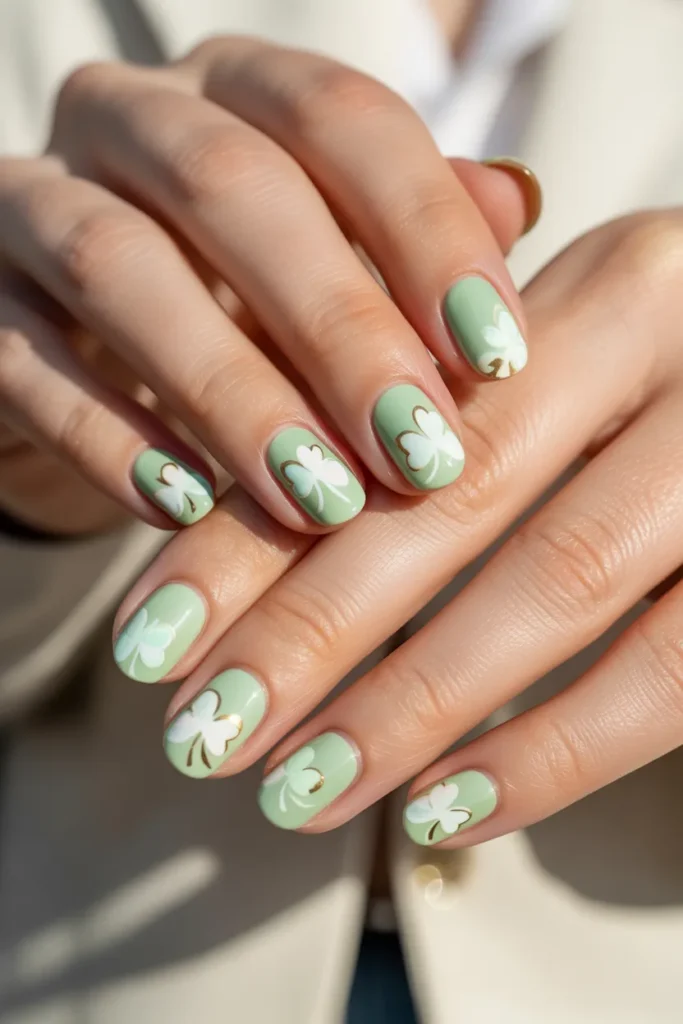 10. Shamrock Nails by Skin Tone — Fair Skin