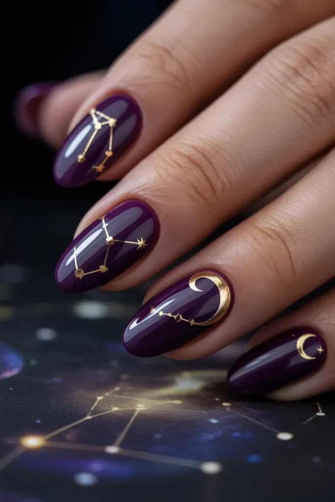 Aries Nail Designs 13 12. Aries Nail Designs Purple — Mystical Energy