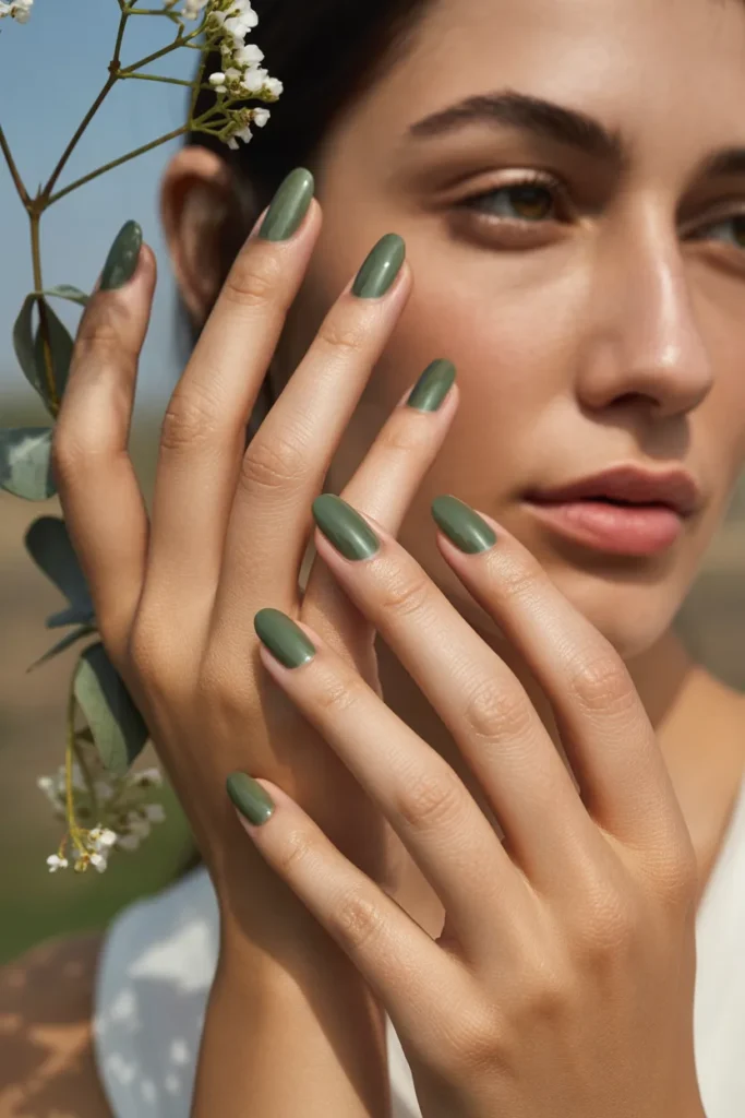 13. Sage Green with Matte Finish