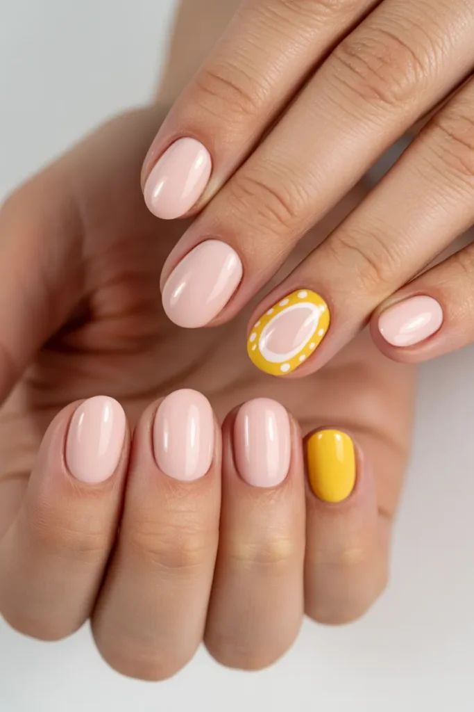 2. Simple Easter Egg Nail Art — Beginner Friendly
