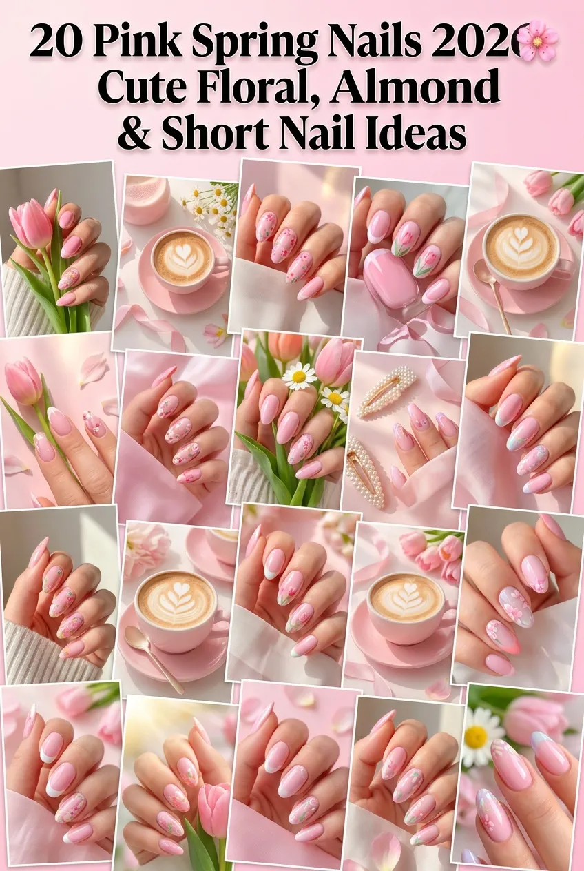 Pink Spring Nails 23 Pink Spring Nails