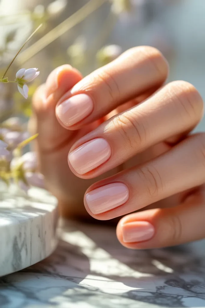 21. Spring BIAB Nails 2026 — Pastel Builder Gel Sheer Finish