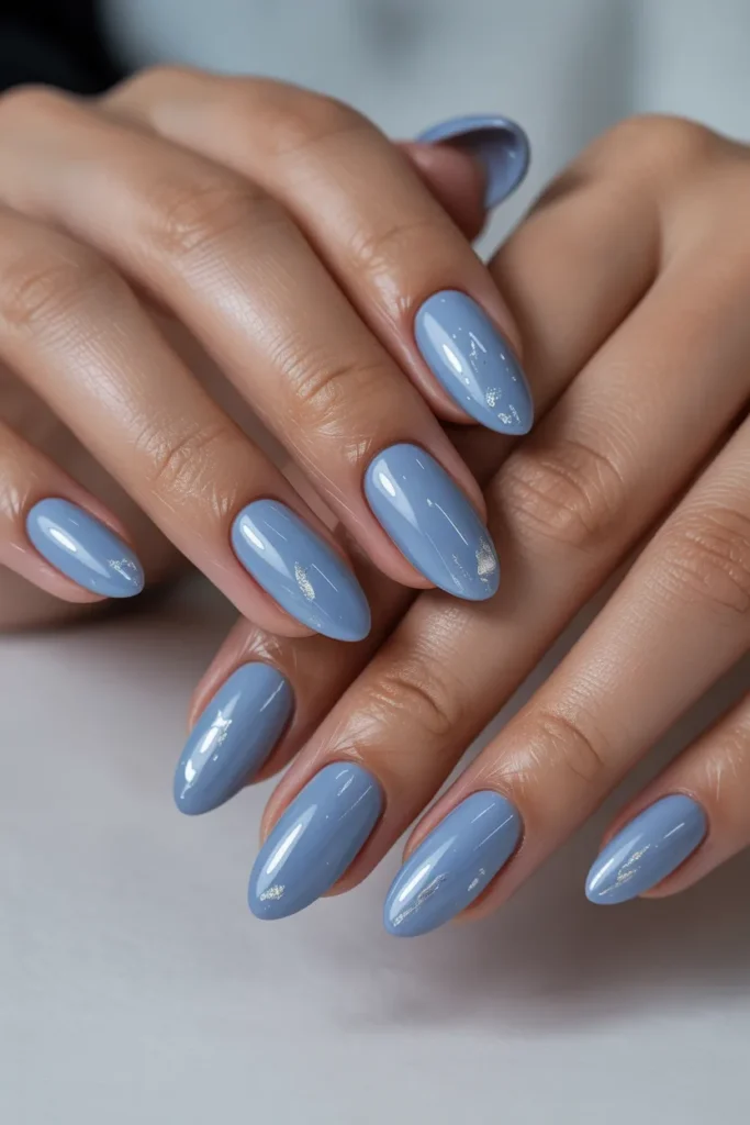 22. Light Blue Nails — Gel X Nail Design