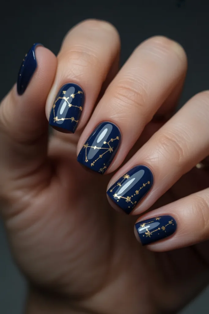 Aries Nail Designs 24 23. Aries Zodiac Nail Designs — Constellation Map