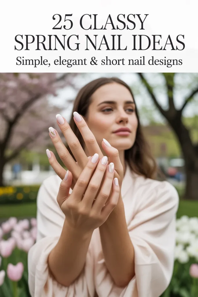 25 Classy Spring Nail Ideas 🌸 Simple Elegant Short Nail Designs