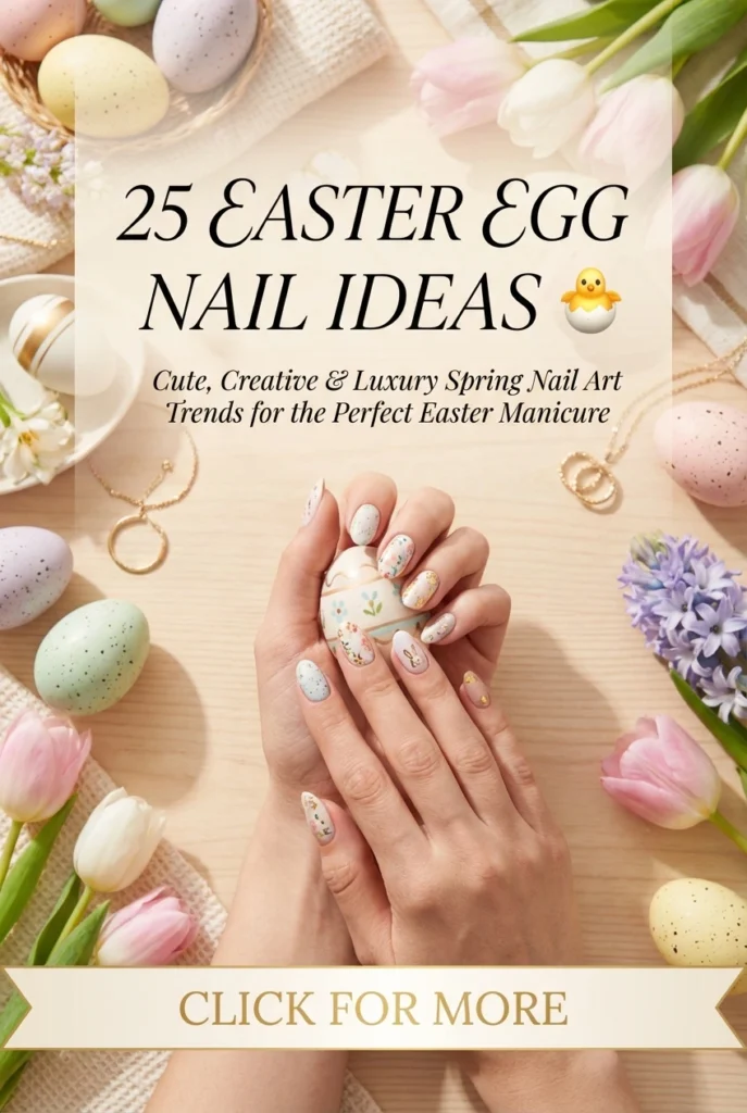 25 Easter Egg Nail Ideas 🐣 Cute Creative Luxury Spring Nail Art Trends for the Perfect Easter Manicure