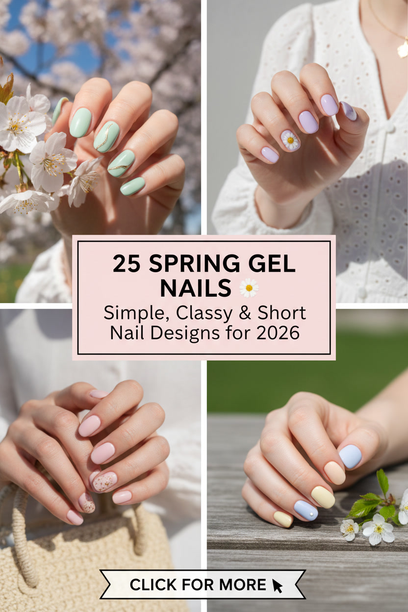 Spring Gel Nails