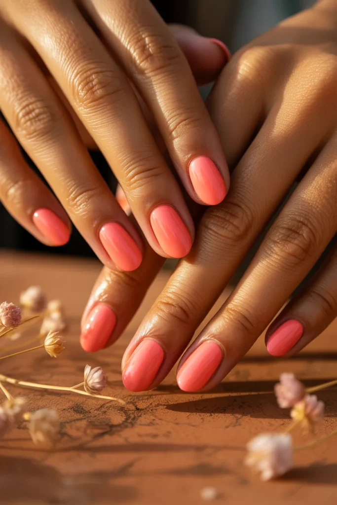 4. Warm Coral Pink Oval — The Underrated Hero of 2026