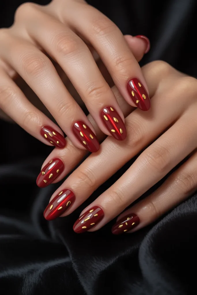 Strawberry Nail Art 8 7. Strawberry Cat Eye Nail Art