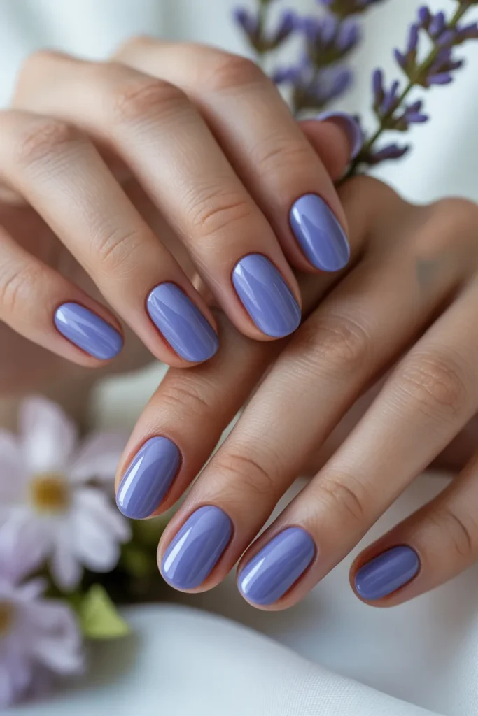 8. Periwinkle April Nails