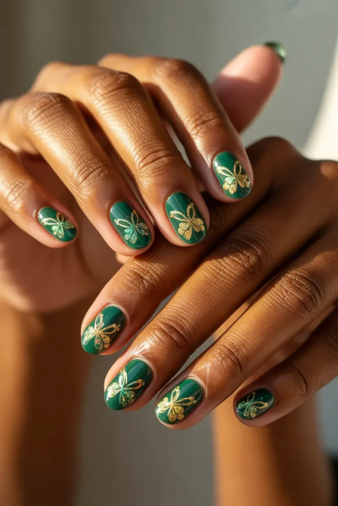 9. Irish Nails by Skin Tone — Deep Skin