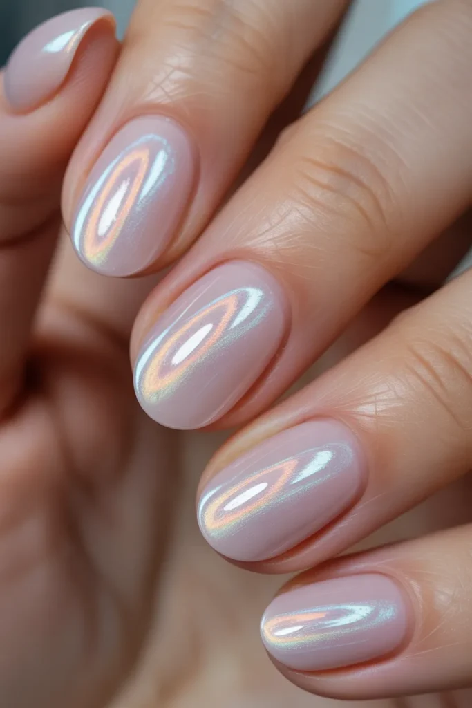 9. Short Easter Nails 2026 — Glazed Pastel Trend