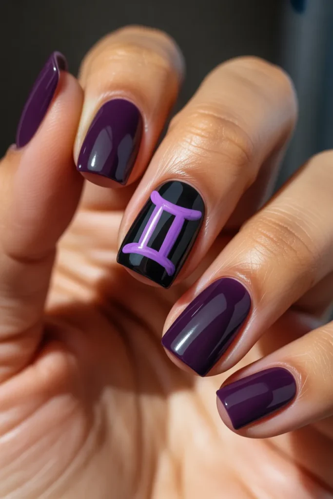 02 Gemini Symbol Nails — Roman Numeral II · Beginner