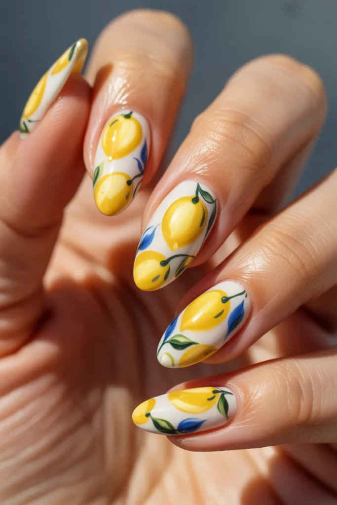 02 Lemon Drop Nails — Amalfi Coast Aesthetic · Intermediate