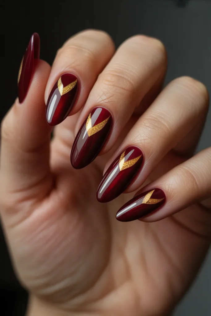 06 Deep Burgundy Cat Eye Nails — Magnetic and Alive · Advanced