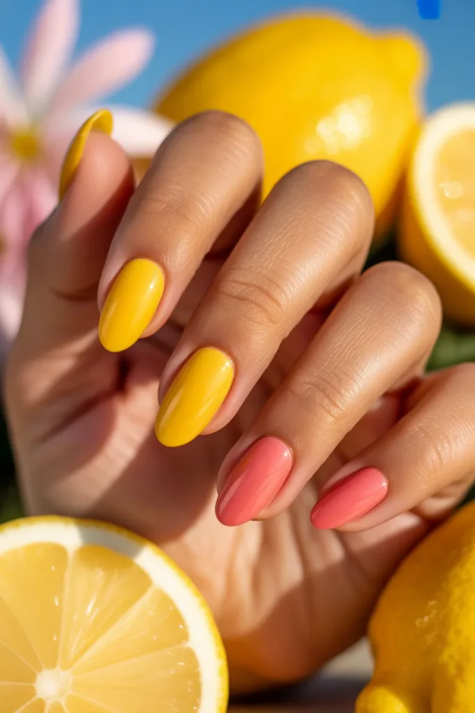 06 Lemon Nails Pink — Fruity Duo · Beginner