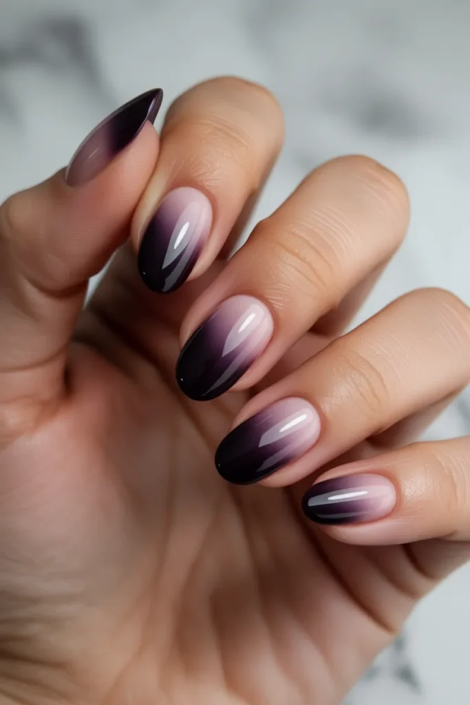 1. Classic Black and Purple Ombre — The One That Started It All