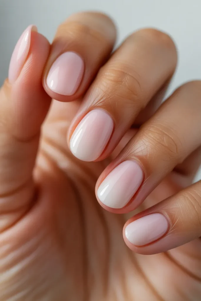 10 Summer Ombre Nails Pink — Baby Pink to Blush