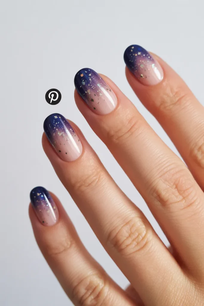 10 — Galaxy Nails French Tip