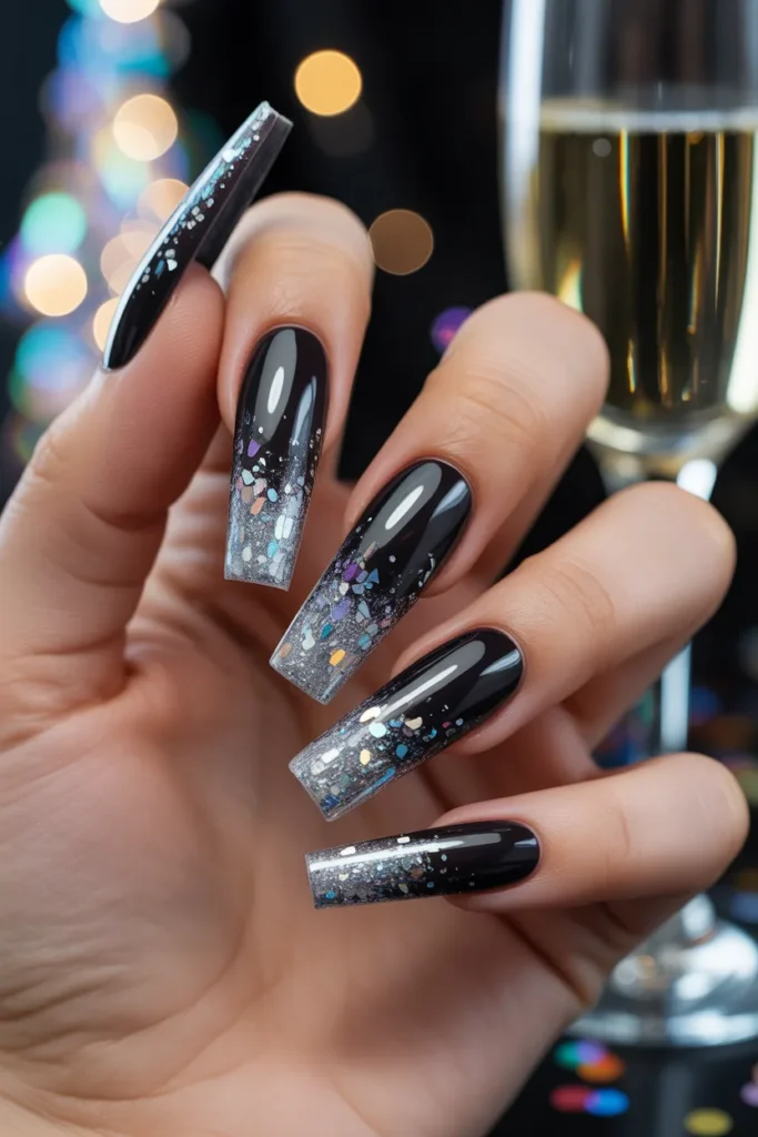 Glitter Nails 12 11. New Years Eve Glitter Nails