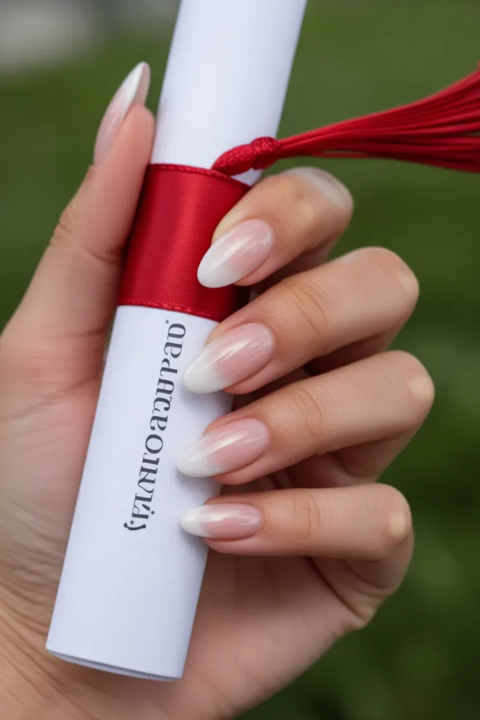 11. Ombre Pink to White — Gradient Elegance