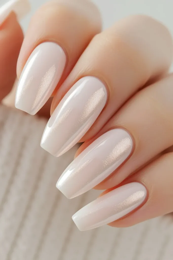 13. Glazed Donut Chrome Nails for Spring That Give You That Lit From Within Shine