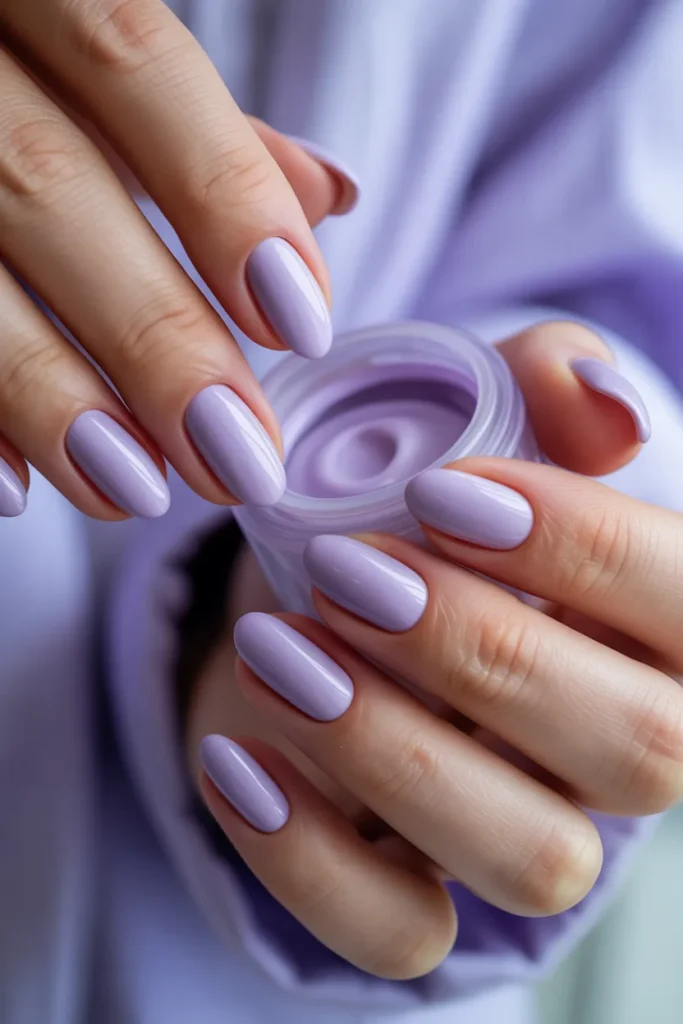 Spring Nail Polish Colors 14 13. Soft Lilac