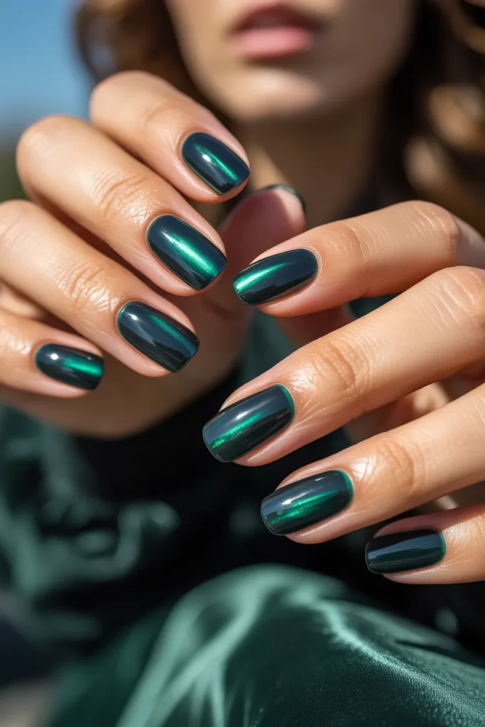 14.Cat Eye Gel X Nails — Magnetic Mesmerising