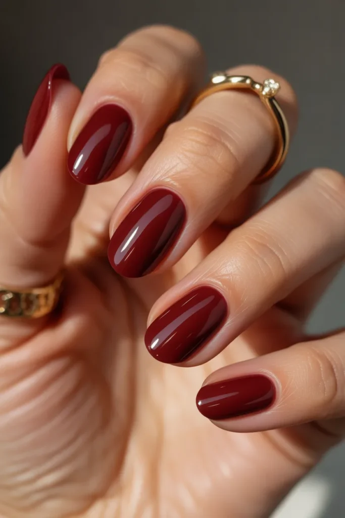 15 Deep Red Burgundy Nails — Wine and Dark Berry · Beginner