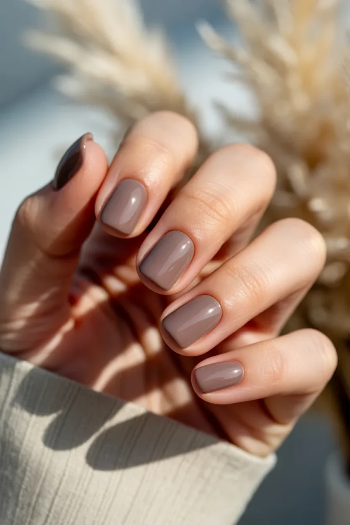 15.Matte Gel X Nails — Understated Luxury